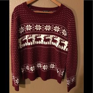 Pol oversized Fair Isle Sweater Nordic large